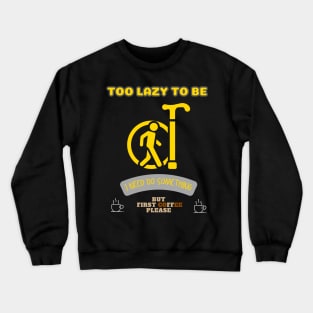 active old man Crewneck Sweatshirt